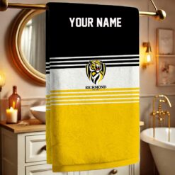Richmond Tigers – Bath Towel Fan Edition with Your Name