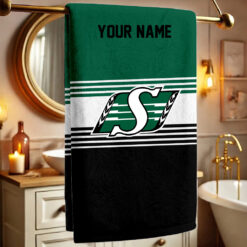 Saskatchewan Roughriders – Bath Towel Special Edition with Your Name