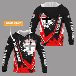 St Kilda Saints – Pullover Hoodie Stylish with Your Name