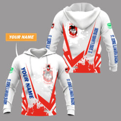 St. George Illawarra Dragons – Pullover Hoodie Stylish with Your Name