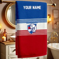 Western Bulldogs – Bath Towel Fan Edition with Your Name