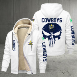 North Queensland Cowboys – Zipper Jacket Punisher Skull with Your Name