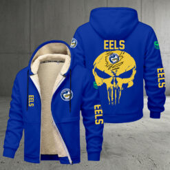 Parramatta Eels – Zipper Jacket Punisher Skull with Your Name