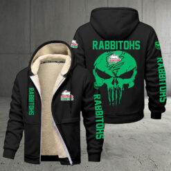 South Sydney Rabbitohs – Zipper Jacket Punisher Skull with Your Name