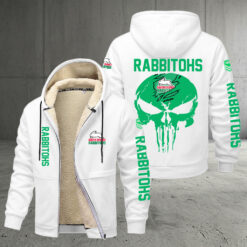 South Sydney Rabbitohs – Zipper Jacket Punisher Skull with Your Name