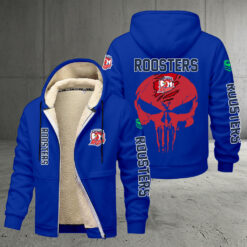 Sydney Roosters – Zipper Jacket Punisher Skull with Your Name