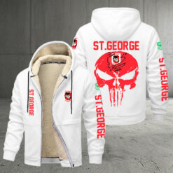 St. George Illawarra Dragons – Zipper Jacket Punisher Skull with Your Name