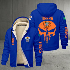 Wests Tigers – Zipper Jacket Punisher Skull with Your Name
