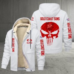 Gold Coast Suns – Zipper Jacket Punisher Skull with Your Name