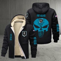 Port Adelaide – Zipper Jacket Punisher Skull with Your Name