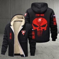 Sydney Swans – Zipper Jacket Punisher Skull with Your Name