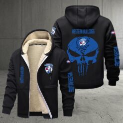 Western Bulldogs – Zipper Jacket Punisher Skull with Your Name