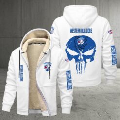 Western Bulldogs – Zipper Jacket Punisher Skull with Your Name